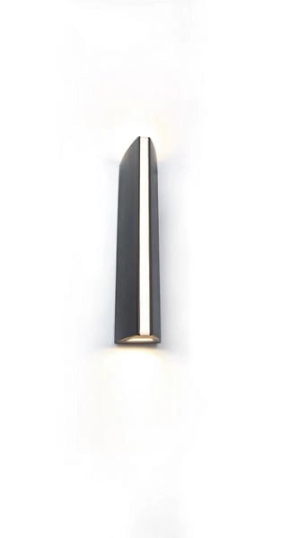 Applique esterno Lutec LEO nero LED 14W 3000K IP54