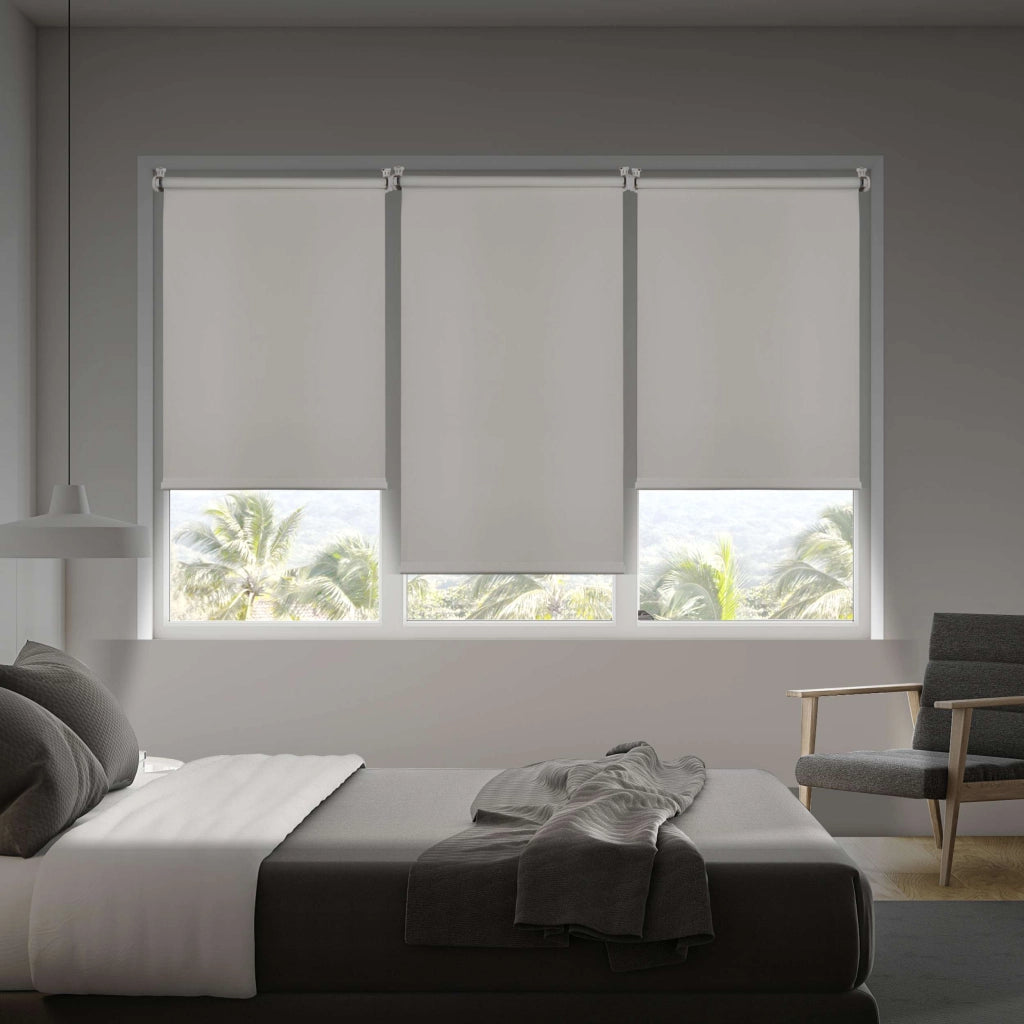 Tenda a Rullo Oscurante installazione senza foratura EasyFix Ecru 60x180 cm