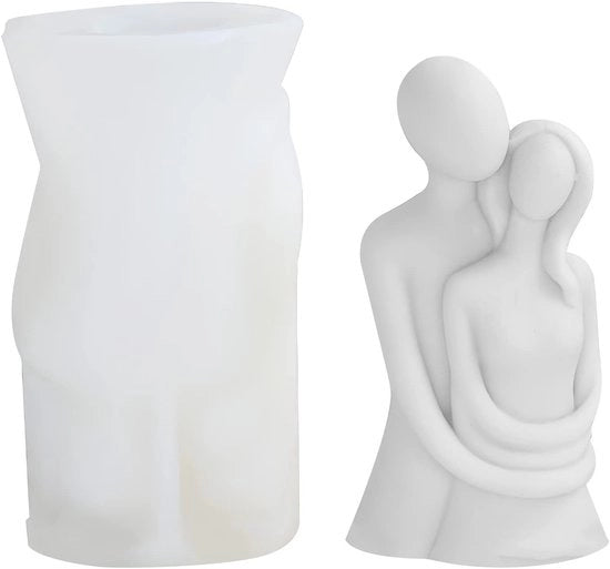 Forma a candela 3D - Muffa siliconica - Duraturo - Antiforatura - Ideale per candele artigianali - Perfetto per resine e materiali di stampo