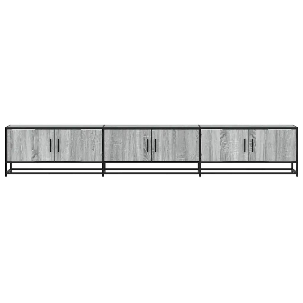 Mobile TV Grigio Sonoma 240x35x41 cm in Legno Multistrato 3300798