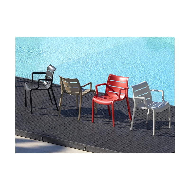 SET DA 4 SEDIA SUNSET TECNOPOLIMERO SCAB DESIGN MADE IN ITALY - Tortora 15