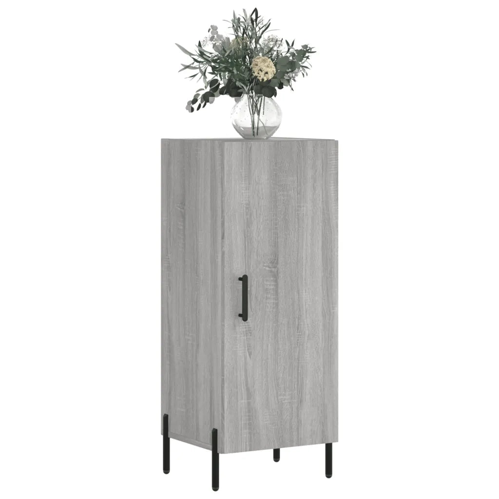Credenza | Madia | Buffet da pranzo | Armadio da pranzo Grigio Sonoma 34,5x34x90 cm in Legno Multistrato