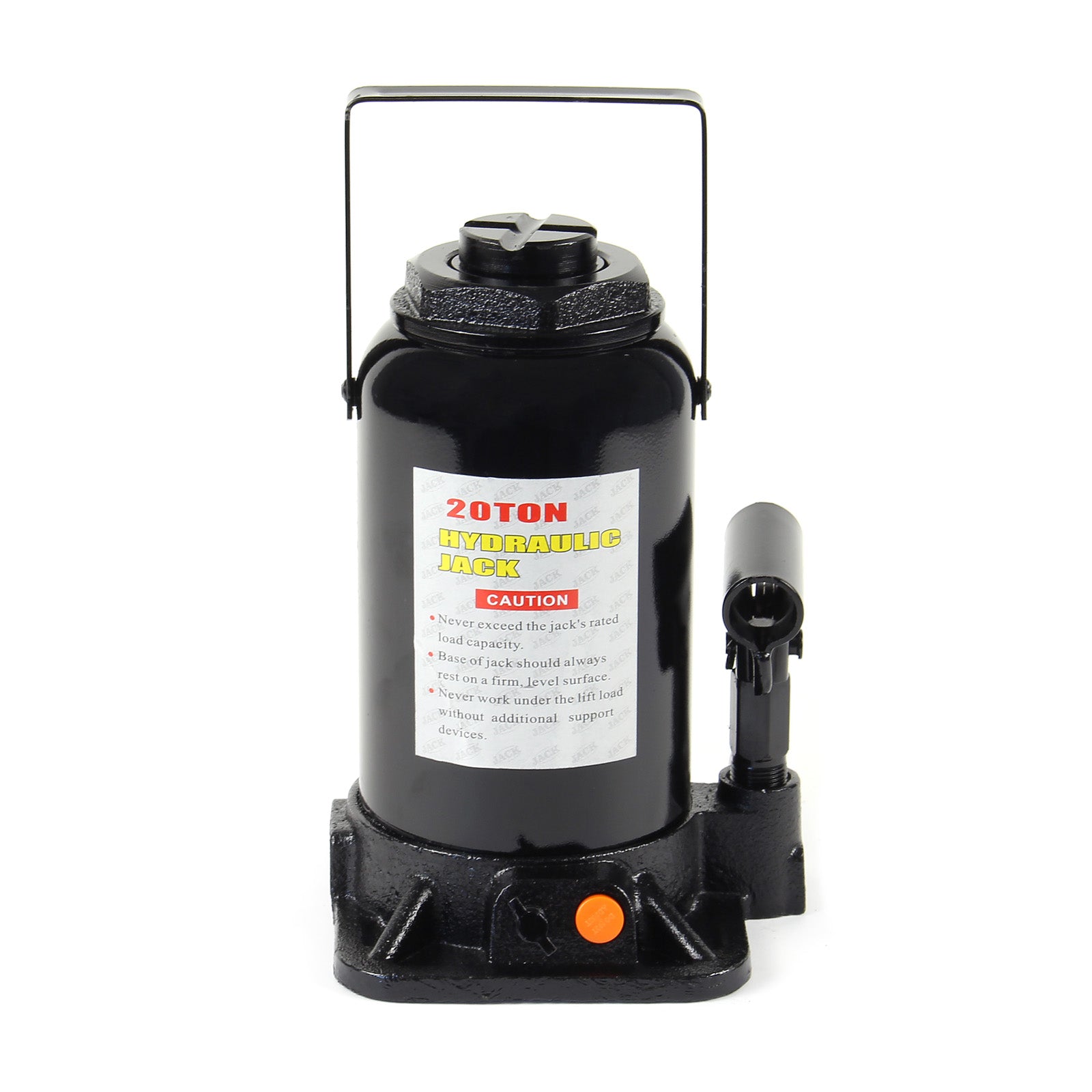 Cric a bottiglia da 20 t abbassamento lento 244-449 mm Martinetto idraulico