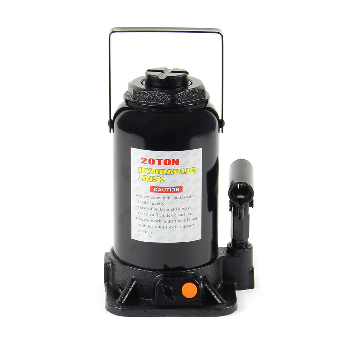 Cric a bottiglia da 20 t abbassamento lento 244-449 mm Martinetto idraulico