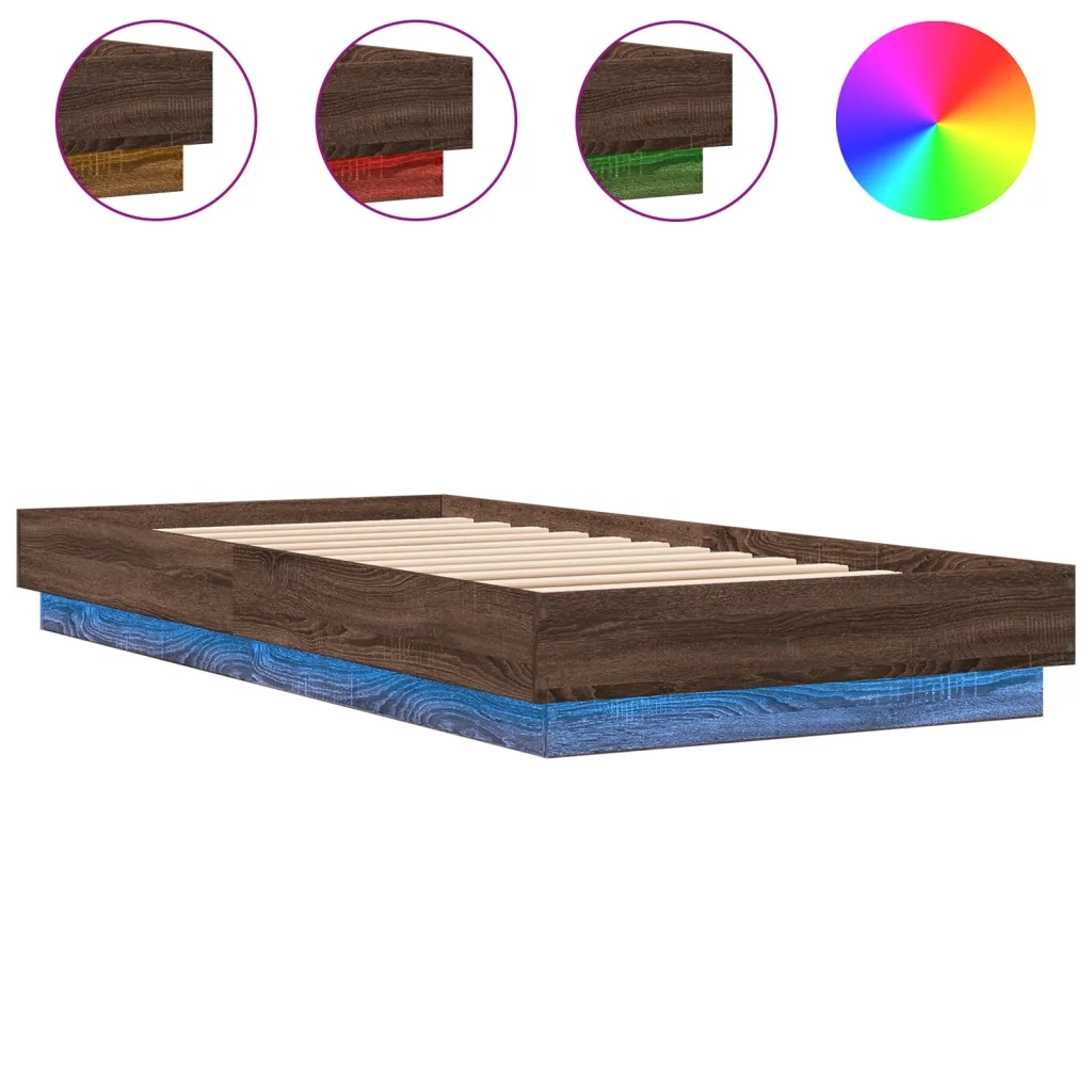 Giroletto con LED Rovere Marrone 90x200 cmcod mxl 90737