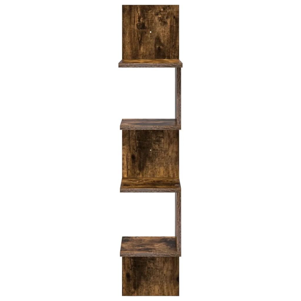 Scaffale da parete A parete Rovere Fumo 32 x 21 x 107 cm 8012136