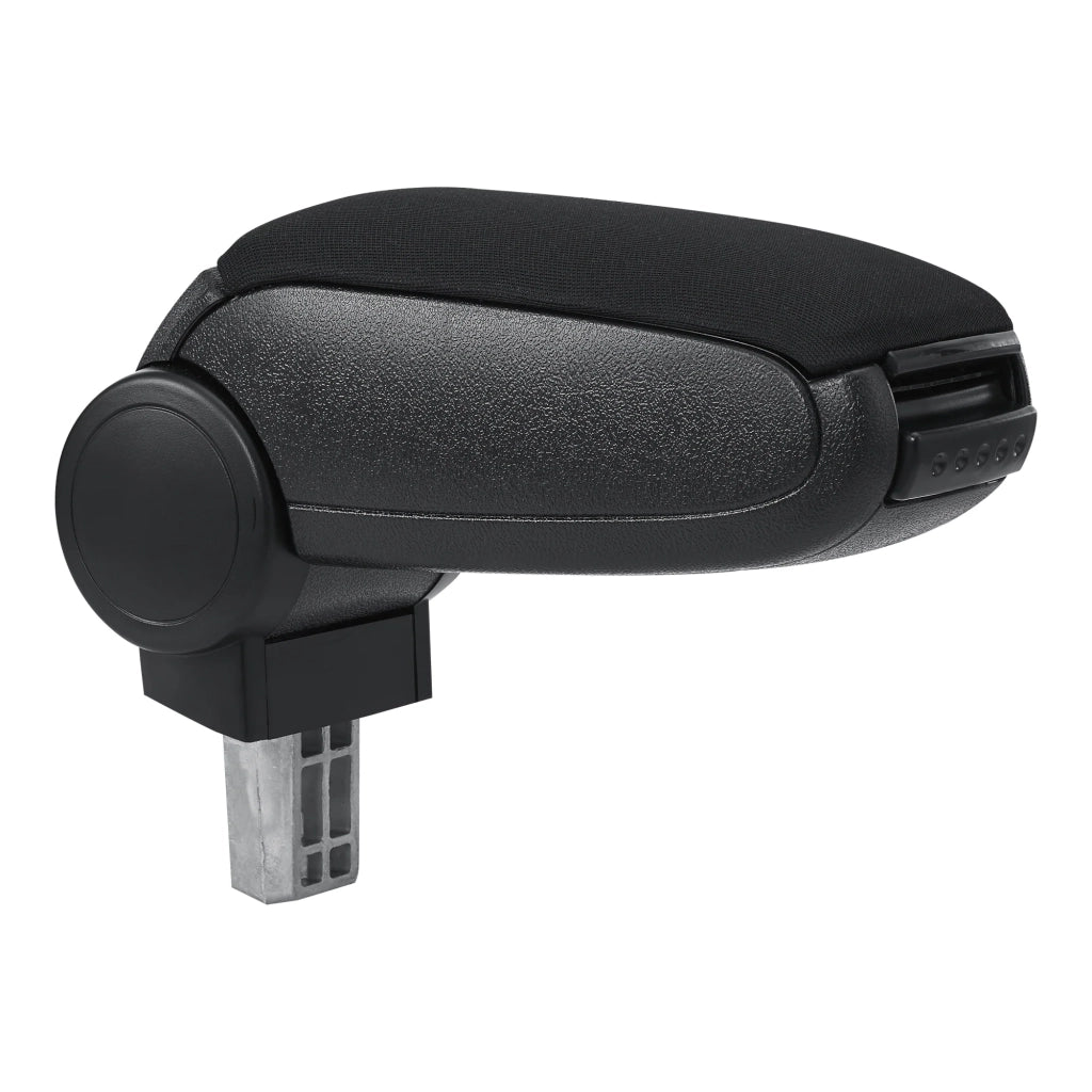 Bracciolo centrale per Opel Corsa F dal 2019 in poi tessuto nero con cuciture nere 03_0008845