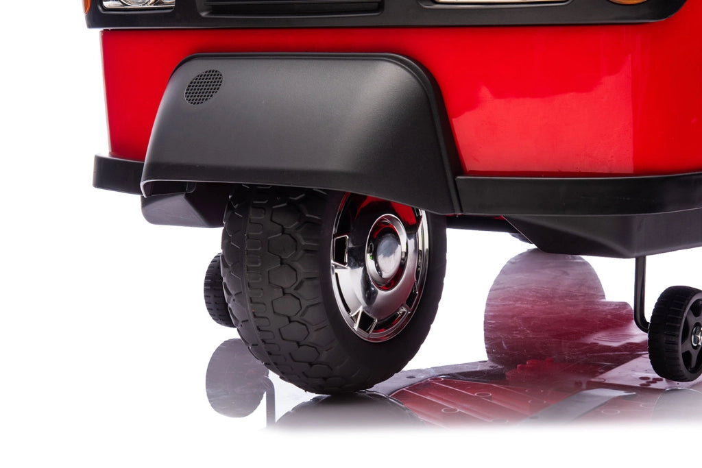 Macchina Elettrica per Bambini Licenza Piaggio Apecar 12V Rosso