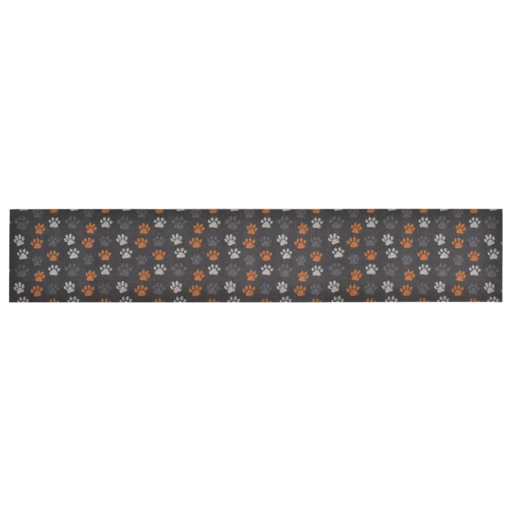 Tappeto da Cucina Lavabile-Tappetino da Cucina Zampe 60x300 cm Velluto