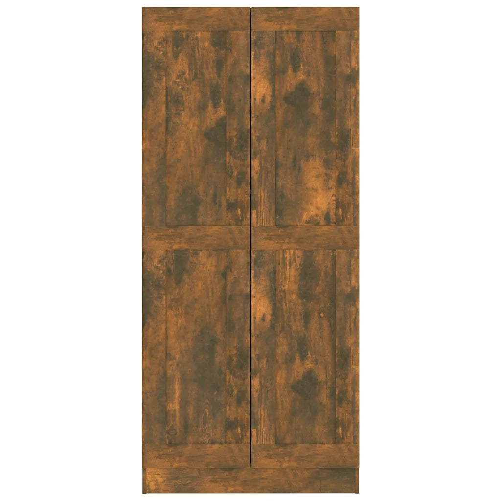 Comodino Rovere Fumo 82,5x30,5x185,5 cm in Legno Multistrato cod mxl 11881
