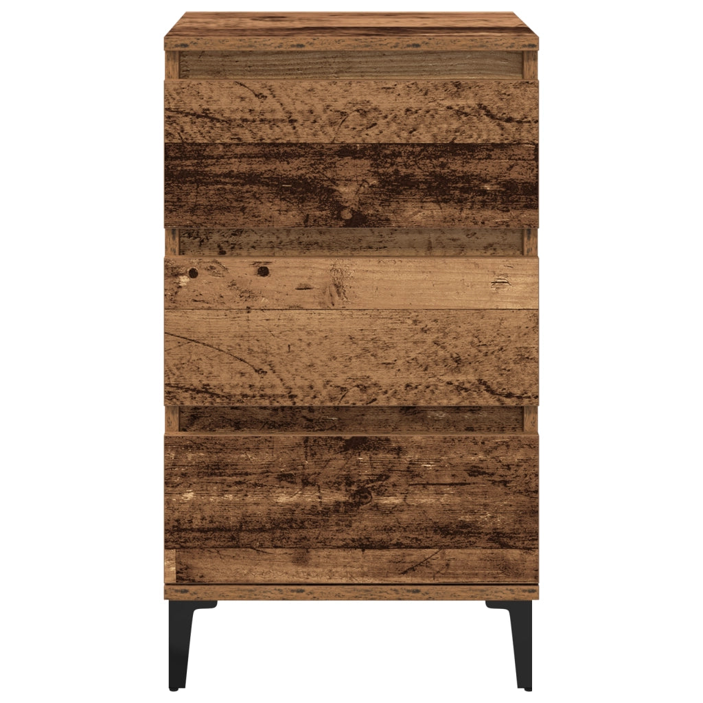 Comodino Legno Vecchio 40x35x70 cm Legno Ingegnerizzato