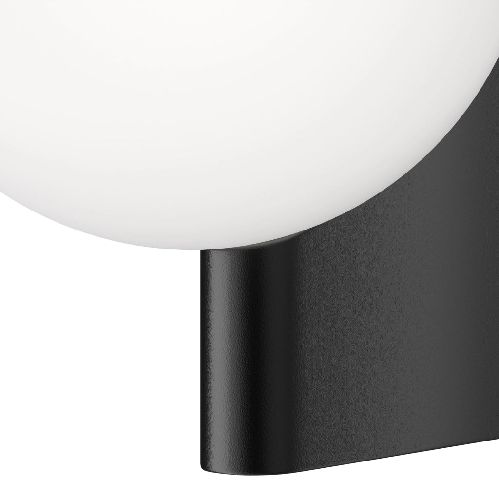 Maytoni applique contemporanea Avant-garde 1 luce G9 nero metallo diffusore bianco