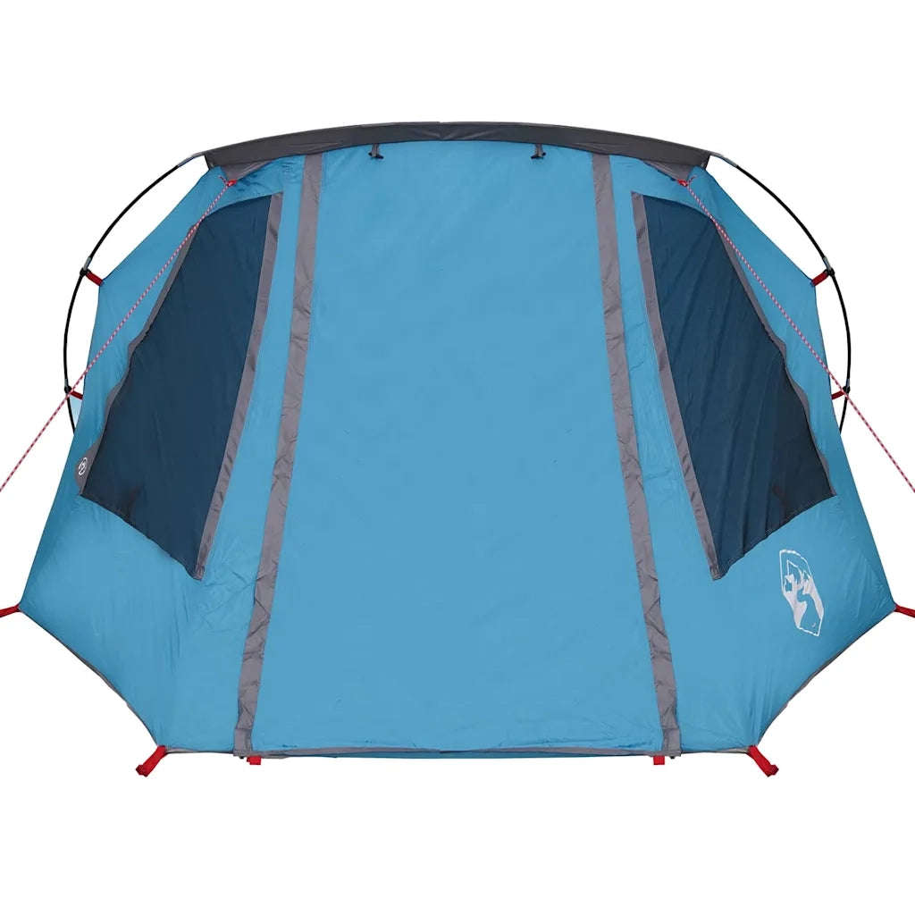 Tenda Tunnel per 3 Persone 3 persona Blu e Grigio 42004051