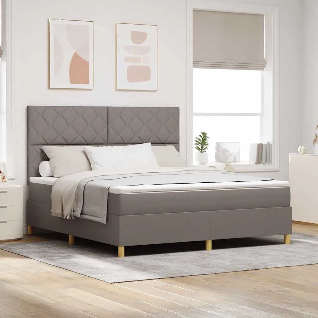 Letto a molle con testiera Talpa 180 x 200 cm Tessuto 3339718