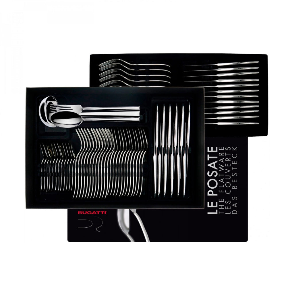 DUETTO, Posate Set 75 Pz, Scatola Gallery, Casa Bugatti