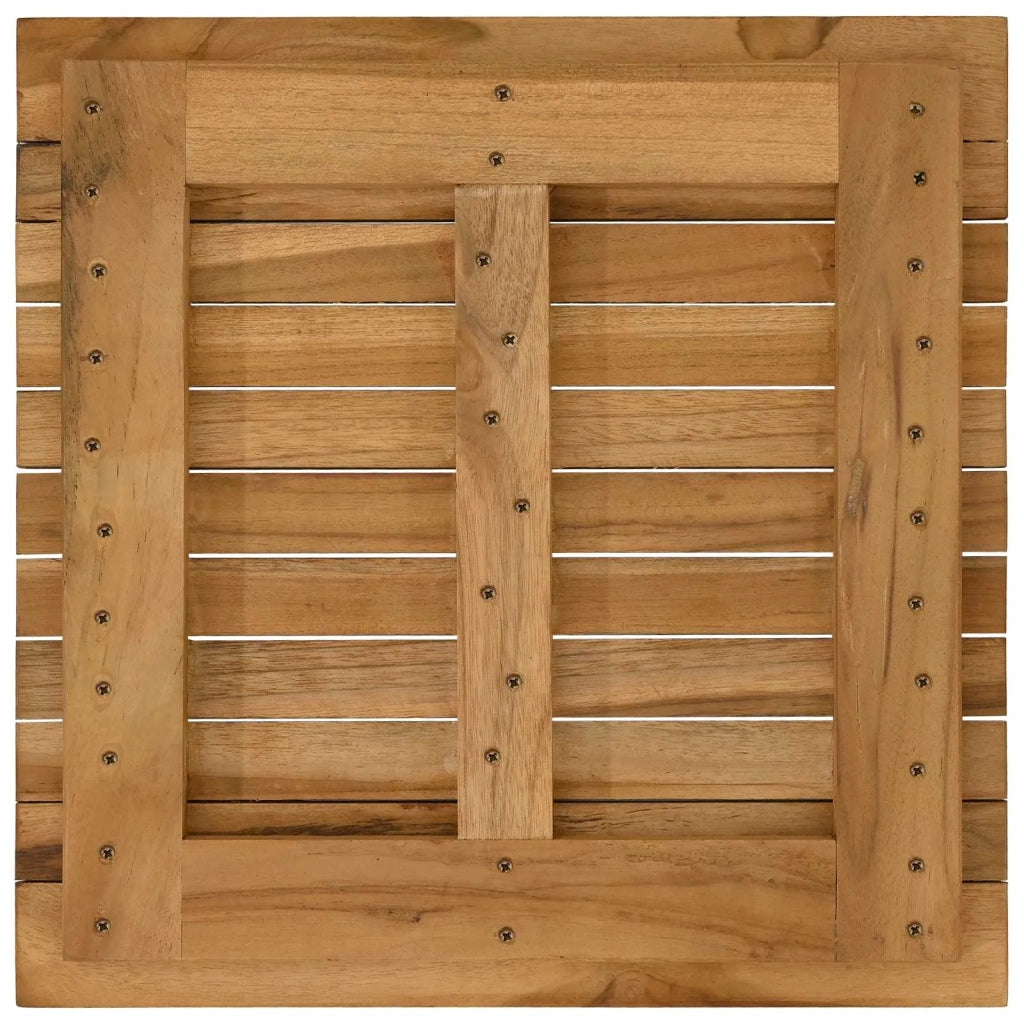 Piano del tavolo 40 x 40 x 3,5 cm Quadrato Legno di teak solido 42033143