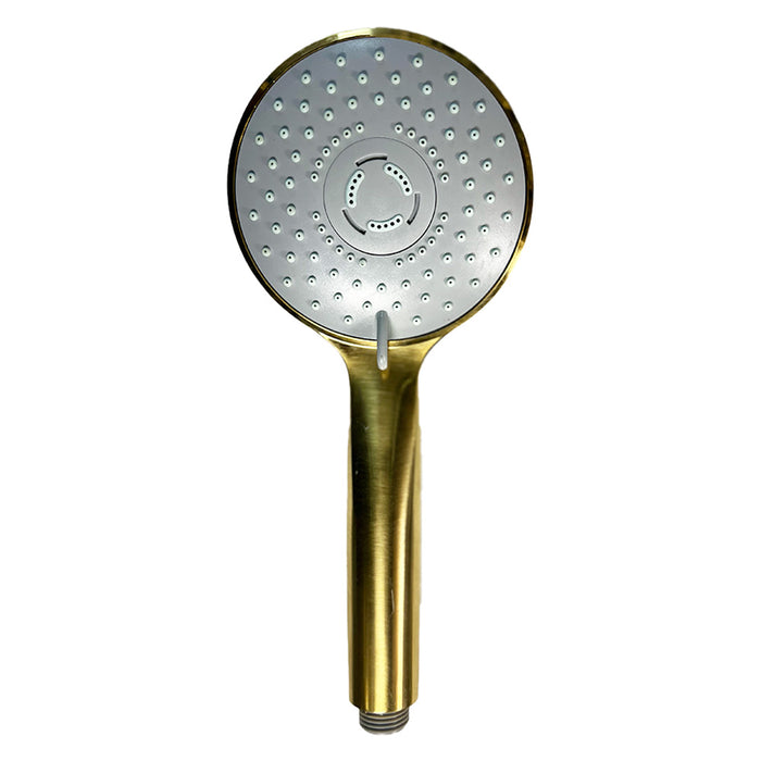 Doccetta oro spazzolato 3 getti ugelli sistema anticalcare