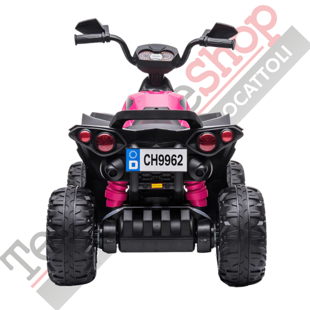 Quad Elettrico per Bambini Quad Medio Sport 12V-Rosa