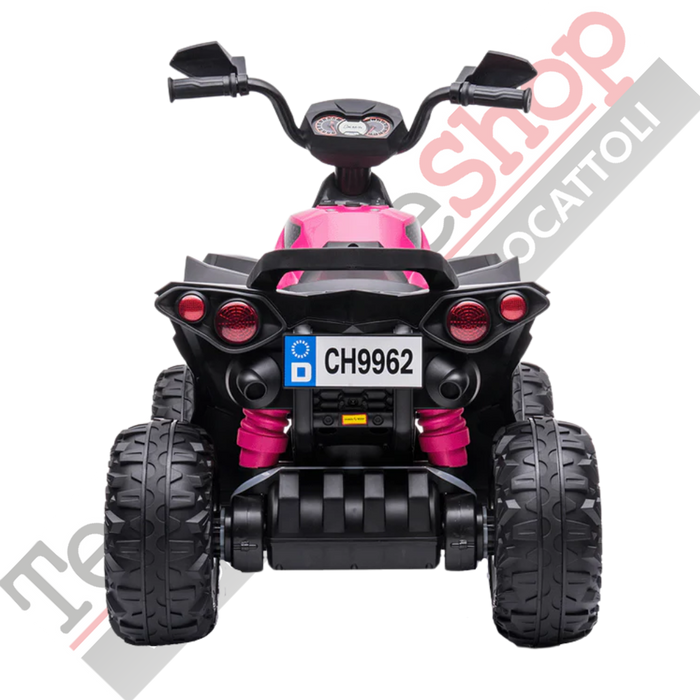 Quad Elettrico per Bambini Quad Medio Sport 12V-Rosa