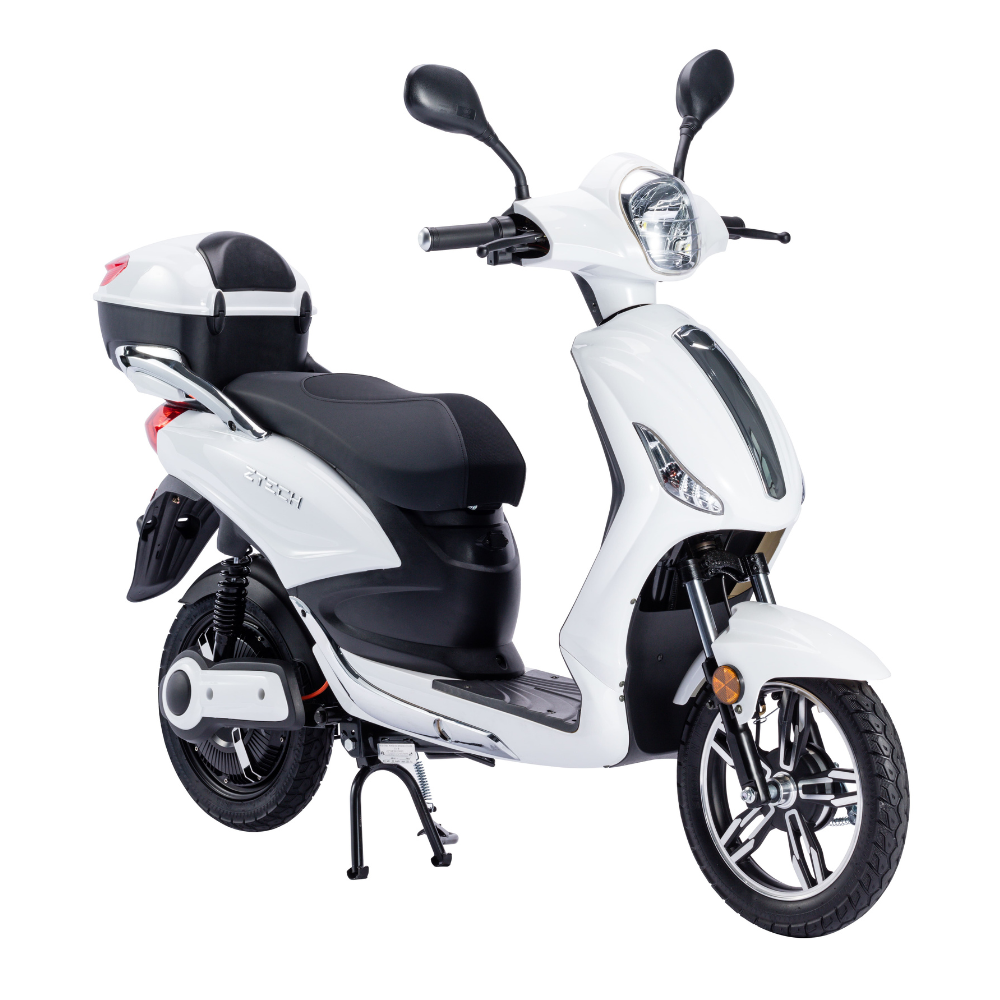 Bici Elettrica Scooter Z-TECH ZT-09-TAL  12 Ah 250W 48V Batteria Litio-Bianco