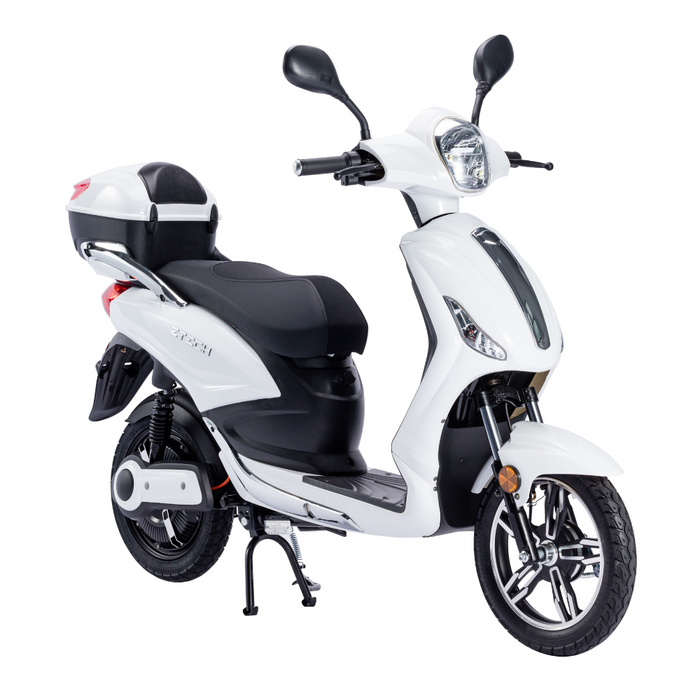 Bici Elettrica Scooter Z-TECH ZT-09-TAL  12 Ah 250W 48V Batteria Litio-Bianco
