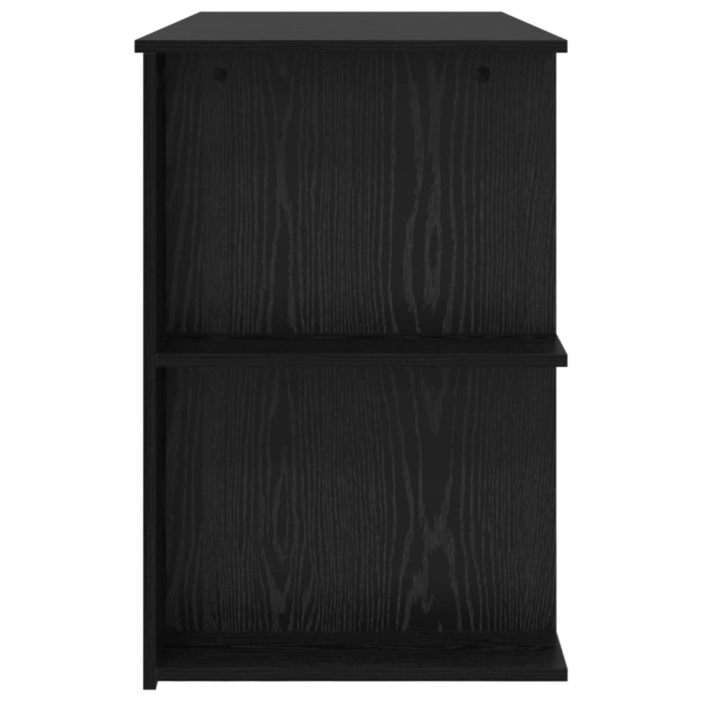 Scrivania Rovere nero 140 x 50 x 75 cm Legno multistrato 879649