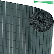 Schermo per giardino a rete PVC da 1,4x3m per privacy - separazione per giardino e schermo per balcone da 1,4x3m verde