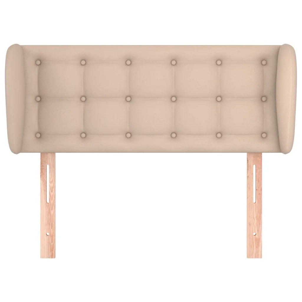 Testiera ad Orecchio-Testata con Orecchie Cappuccino 83x23x78/88 cm in Similpelle 848928