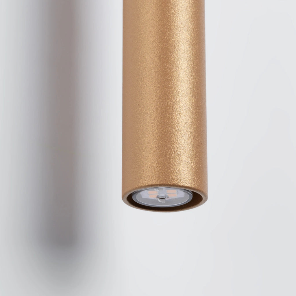 Applique cilindrica oro VELINO 2 Pure Lume 2xG9 8W in metallo