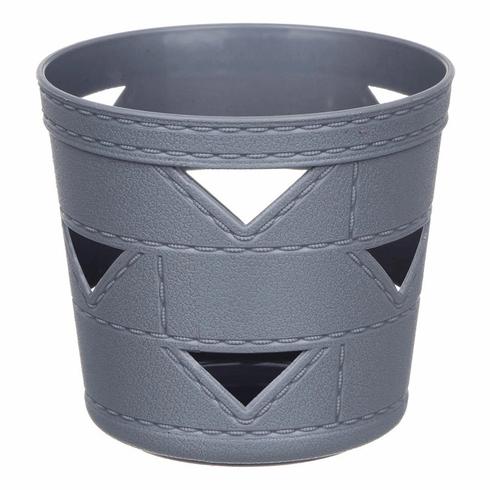 Trade Shop - Set 3pz Cesto Cestino Portaoggetti Organizzatore Tondo 10x10x9cm Assortiti 10711 -