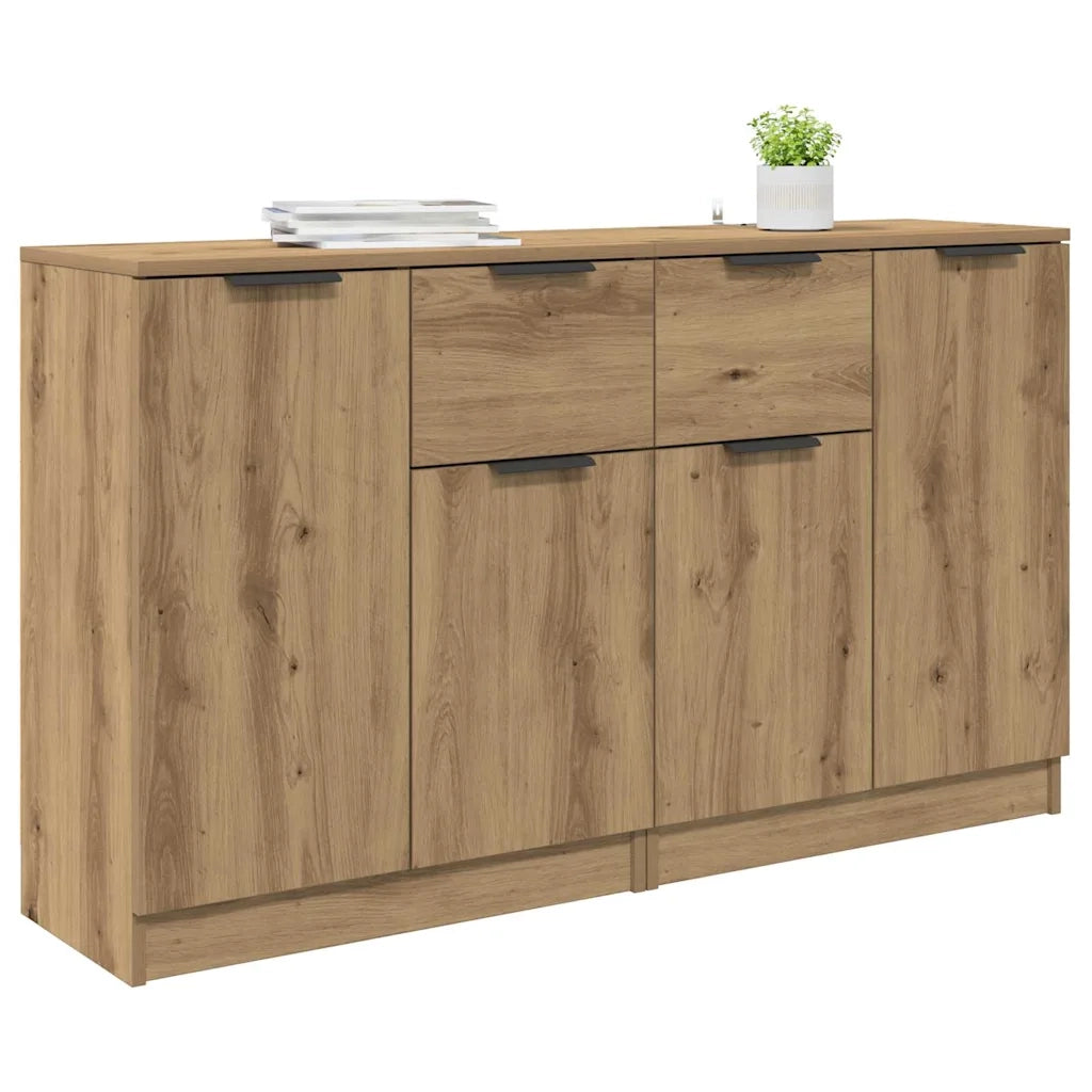 Sideboards 2 pcs Rovere artigianale 60 x 30 x 70 cm 3415583