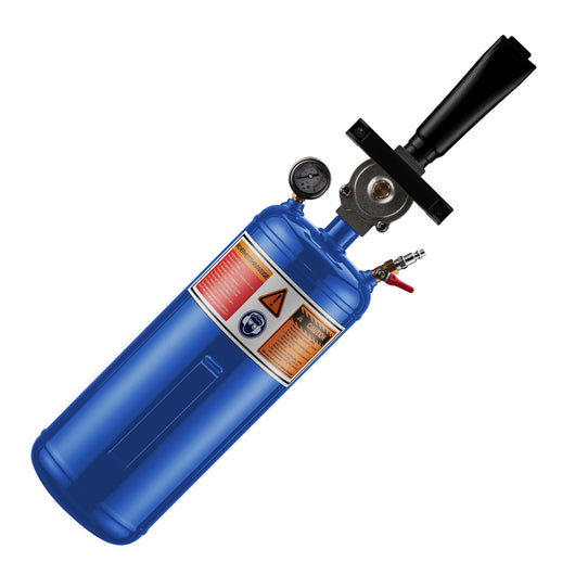 Booster gonfiaggio pneumatici ad aria compressa, gonfiatore rapido gomme portatile, 7 l, per pneumatici da 6-8 bar, pompa d'urto, compressore per auto e moto