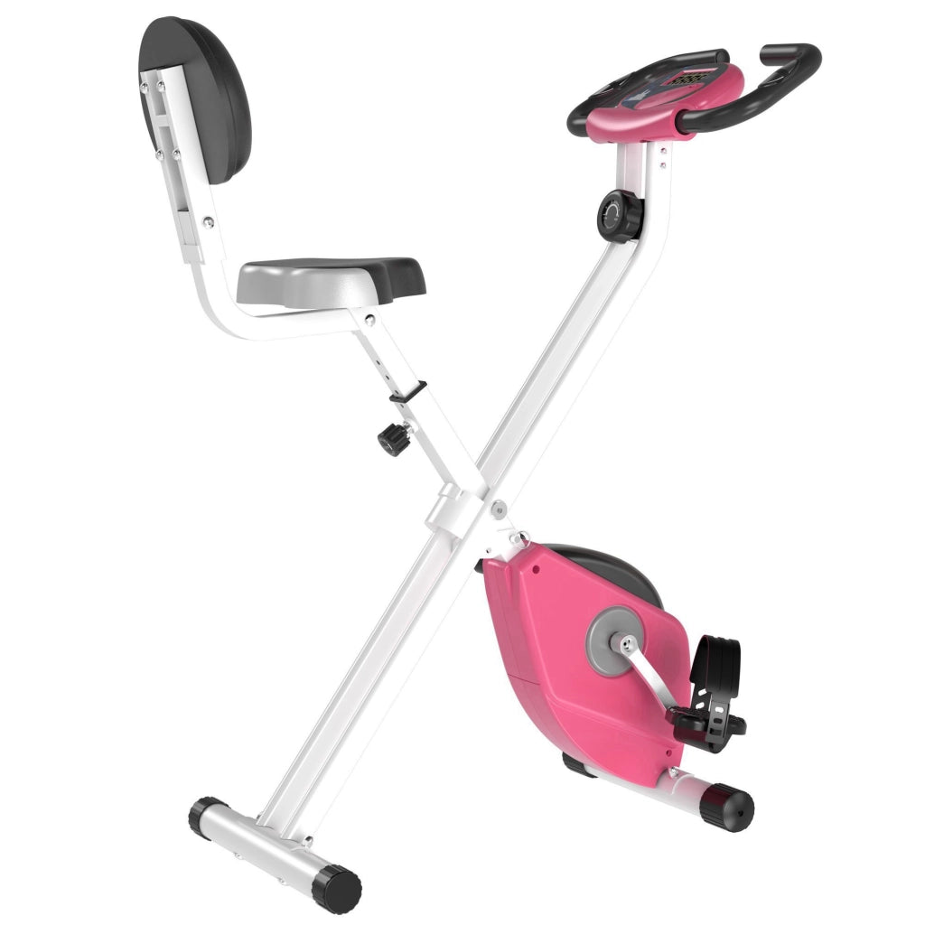 Cyclette Pieghevole Magnetica da Casa ¨C Zephmum ¨C Rosa 43x97x109cm