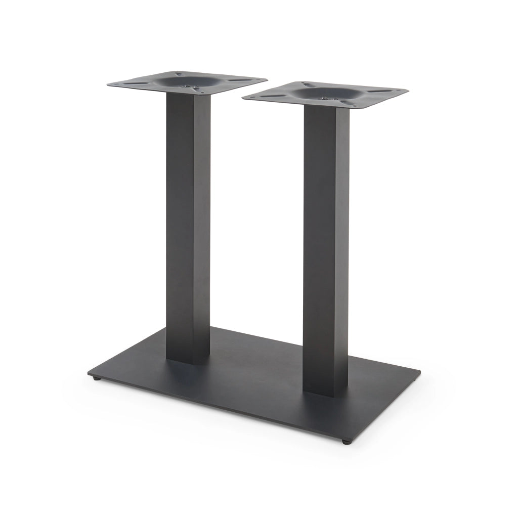 Telaio per Tavolo 'Fai da Te' Vadejord Struttura a 2 Gambe 70 x 40 x 73 cm - Nero [en.casa]