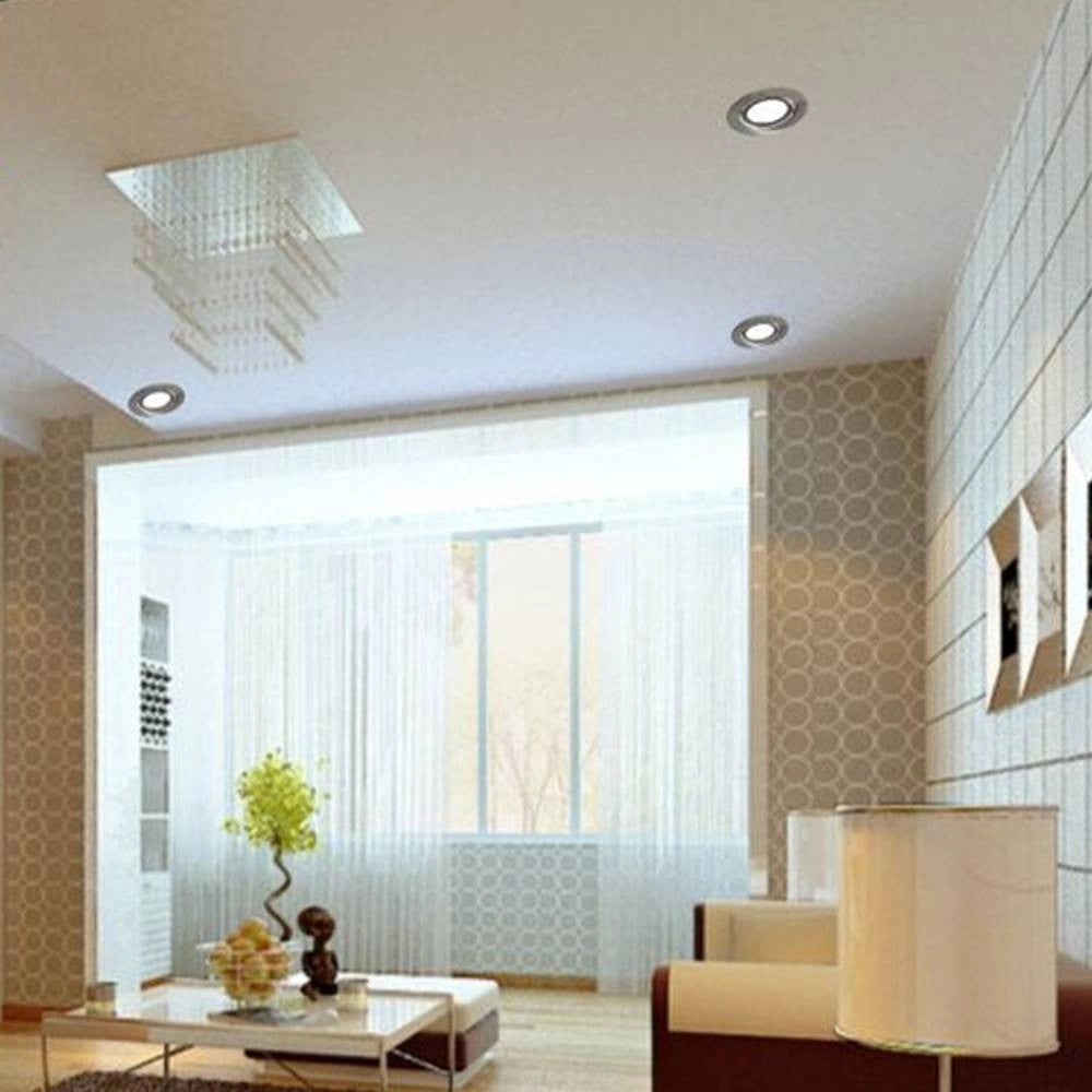 Trade Shop - Porta Faretto Da Incasso Tondo Supporto Faretti Portafaretto Controsoffitto P12 -