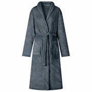 Accappatoio senza Cappuccio Blu navy m Flanella