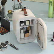 MINI FRIGORIFERO PORTATILE 4 L 29 x 20,5 x 30,5 cm Bianco crema Alluminio