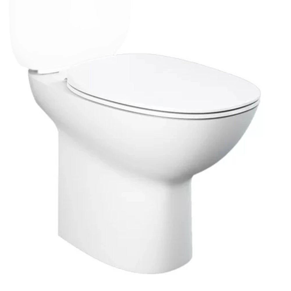 Vaso monoblocco rimless morning con scarico a pavimento