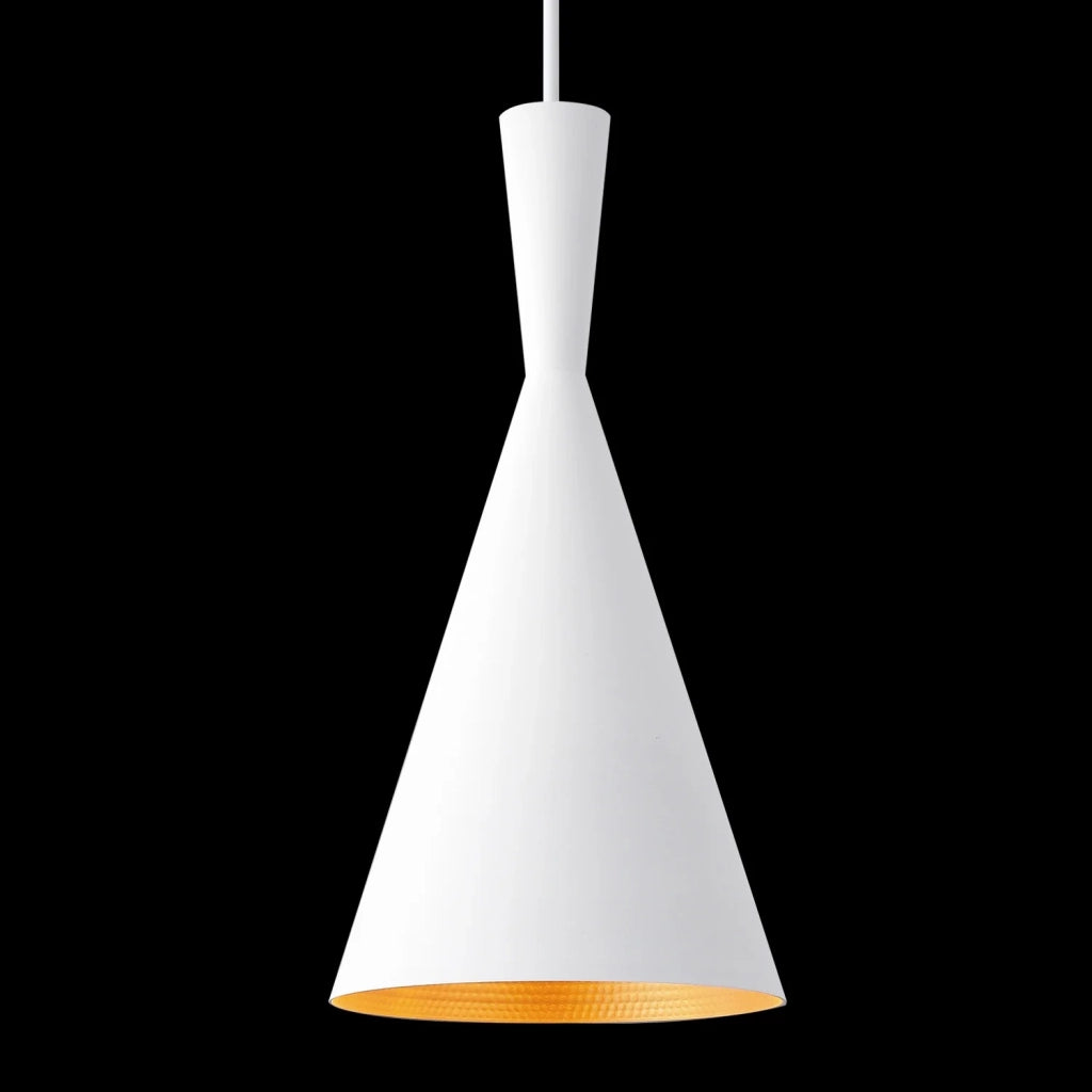LÚZETE - LAMPADA A SOSPENSIONE IN ACCIAIO BIANCO Ø 18,5 CM ODELL