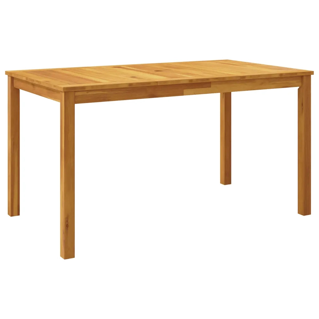 Set da Pranzo per Giardino 5 pz 140x80x74 cm in Legno Massello di Acacia