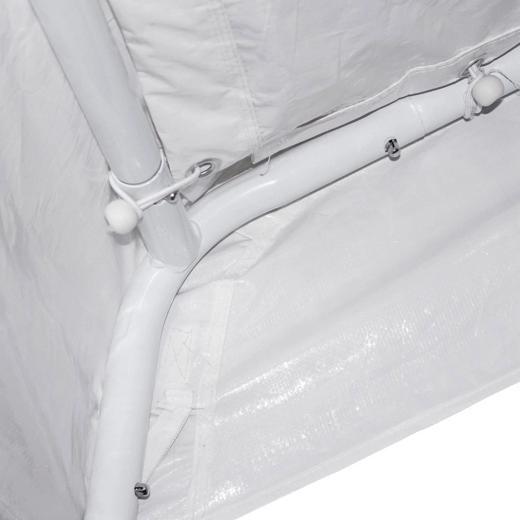 Tendone per festei, 3x9m, bianco, bianco