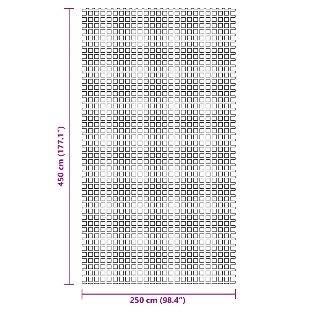 Tappeto da Tenda Antracite 4,5x2,5 m 4008447