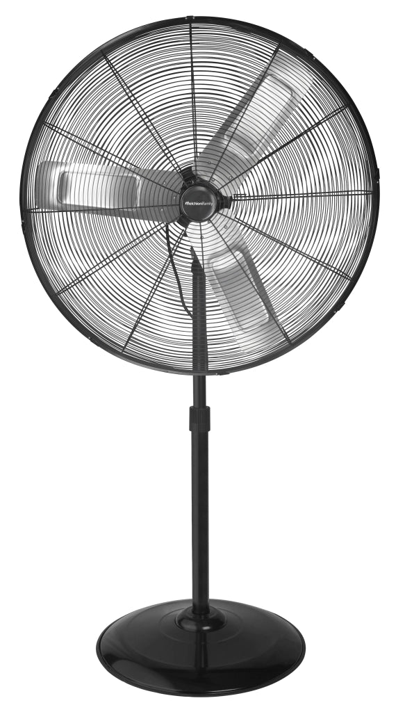 Ventilatore Melchioni MF2575STIND a Piantana Industriale 75 cm 200W Oscillante 85° 3 Velocità Pale in Alluminio Altezza 152 cm Alta Potenza per Ambienti Ampi