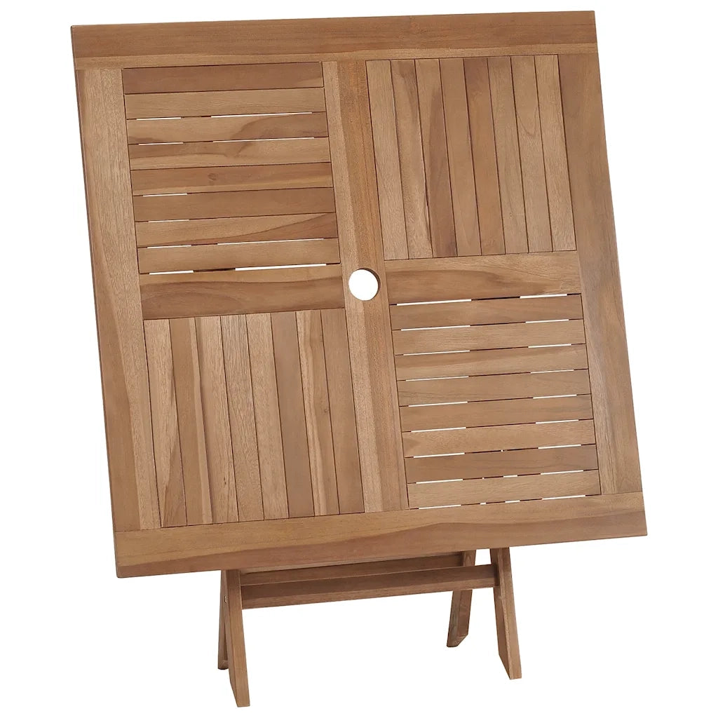 Set da Pranzo da Giardino 5 pz in Legno Massello di Teak 3059583