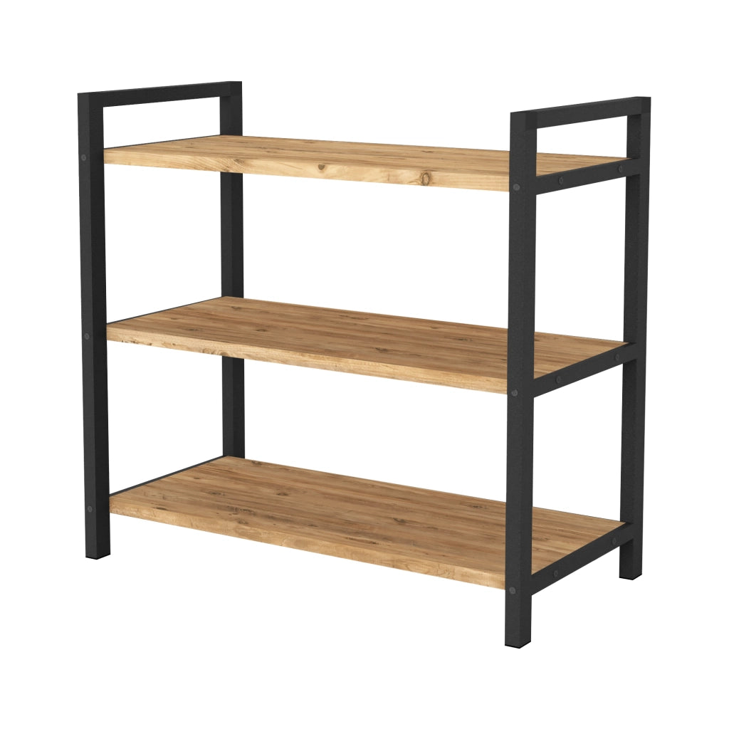Scarpiera 'Sømna' Scaffale Portascarpe a 3 Ripiani - Effetto Rovere [en.casa]