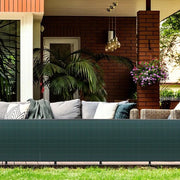 Tende di PVC per giardino da 1,6x3m per privacy – separazione per giardino e schermo per balcone da 1,6x3m verde