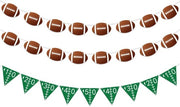 Decorazioni da Calcio 3 Pezzi - Bandiera da Calcio - Decorazioni per Feste - Tema Sport Party - Cartone - Progetto Sostenibile - Decorazioni da Calcio