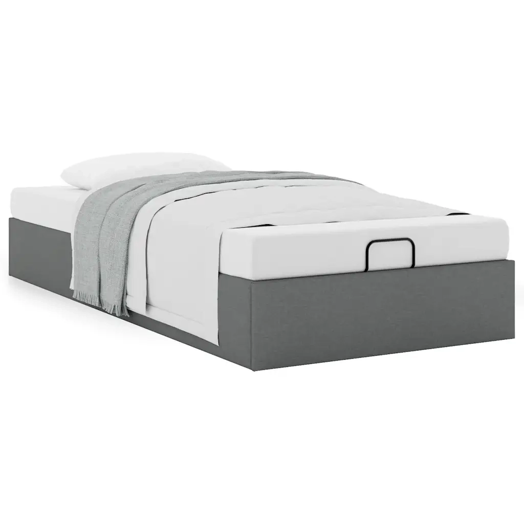 Struttura Letto Pouf senza Materasso 90x200 cm in Tessuto 3310848