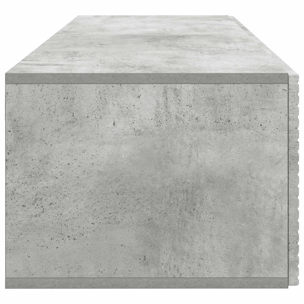Mobile Porta TV da Muro Grigio Cemento 98 x 41 x 30 cm 898698