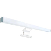 Trade Shop - Lampada Led Per Specchio Bagno 6w Luce 4000k Ip44 Argento Doppia Istallazione 400pc-1-an -